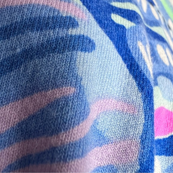 Lilly Pulitzer La Fortuna Romper In Blue Peri Pinch Pinch Size S - Picture 8 of 14